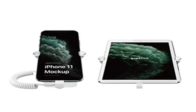 a high security with clamps to increase the protection level of the display security systems newest series 1