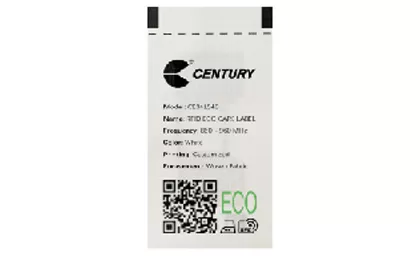 Century lance l'étiquette RFID ECO Care sans PET pour améliorer la traçabilité